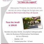 Visite guidée Duingt