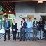 Inauguration du bâtiment d'accueil du camping municipal Les Champs Fleuris.