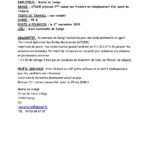 OFFRE D’EMPLOI - ATSEM