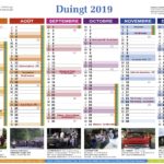 Calendrier 2019 de la mairie ...