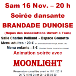 Soirée dansante brandade dunoise