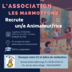 L'ASSOCIATION LES MARMOTTONS RECRUTE
