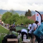Les Bouchons 74 au ravitaillement du Marathon d'Annecy 2025