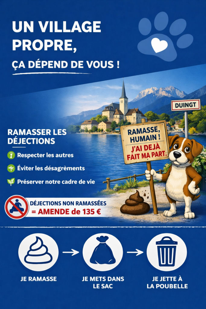 Affiche Amende Crotte de chien