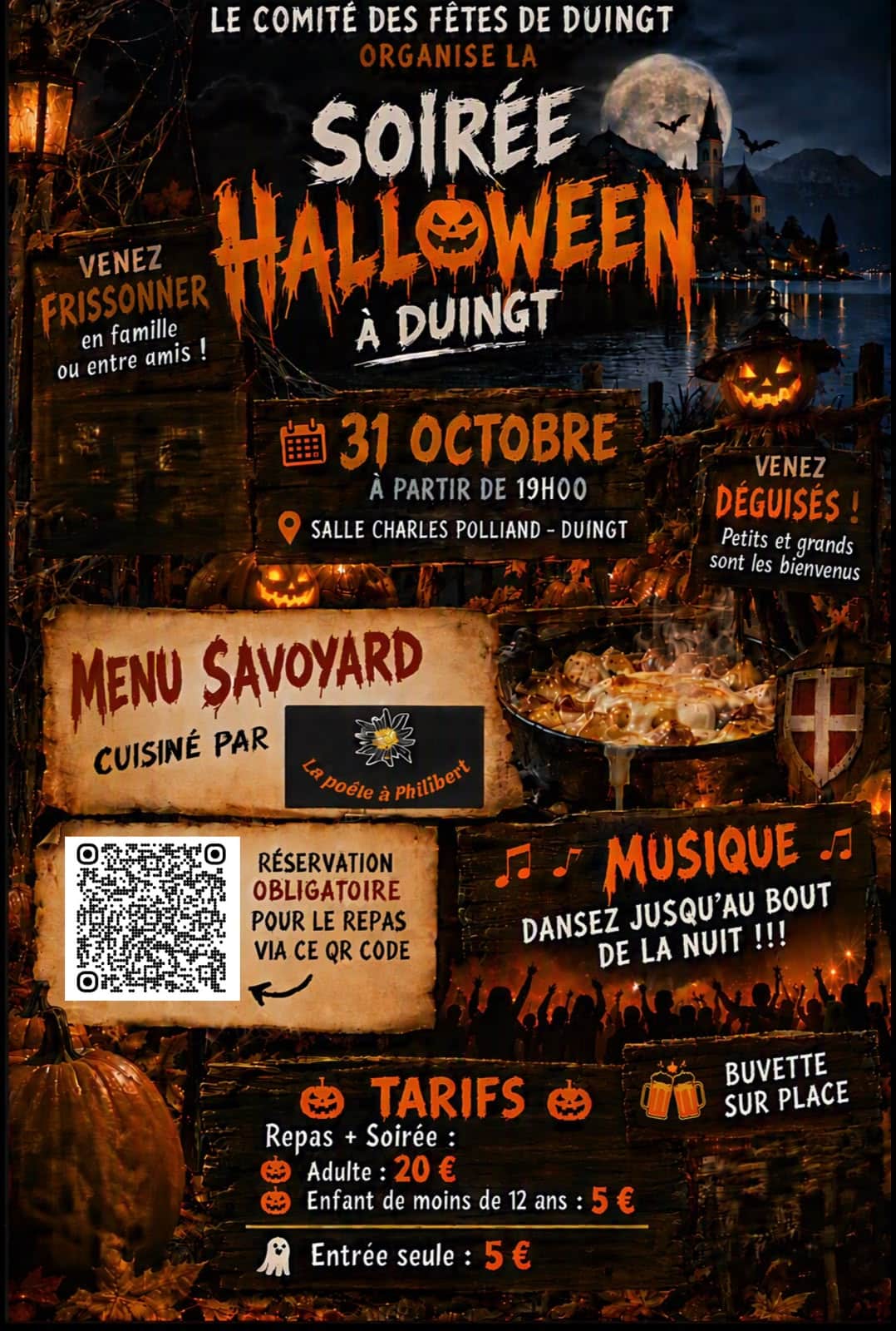 Halloween à Duingt, c’est deux jours d’animation à la salle des fetes !
